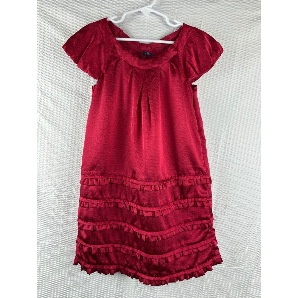 GAP Girl size SMALL 6/7 Red/Burgundy Dress